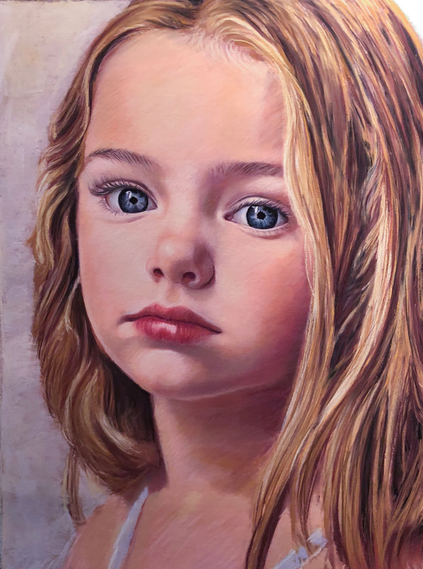 Girl Pastel portrait